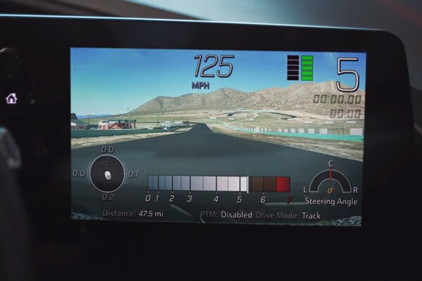 Performance Data Recorder in the Corvette