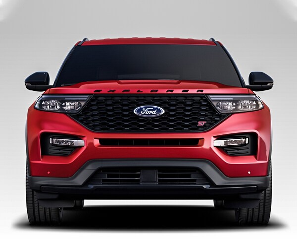 2020 Red Ford Explorer ST model