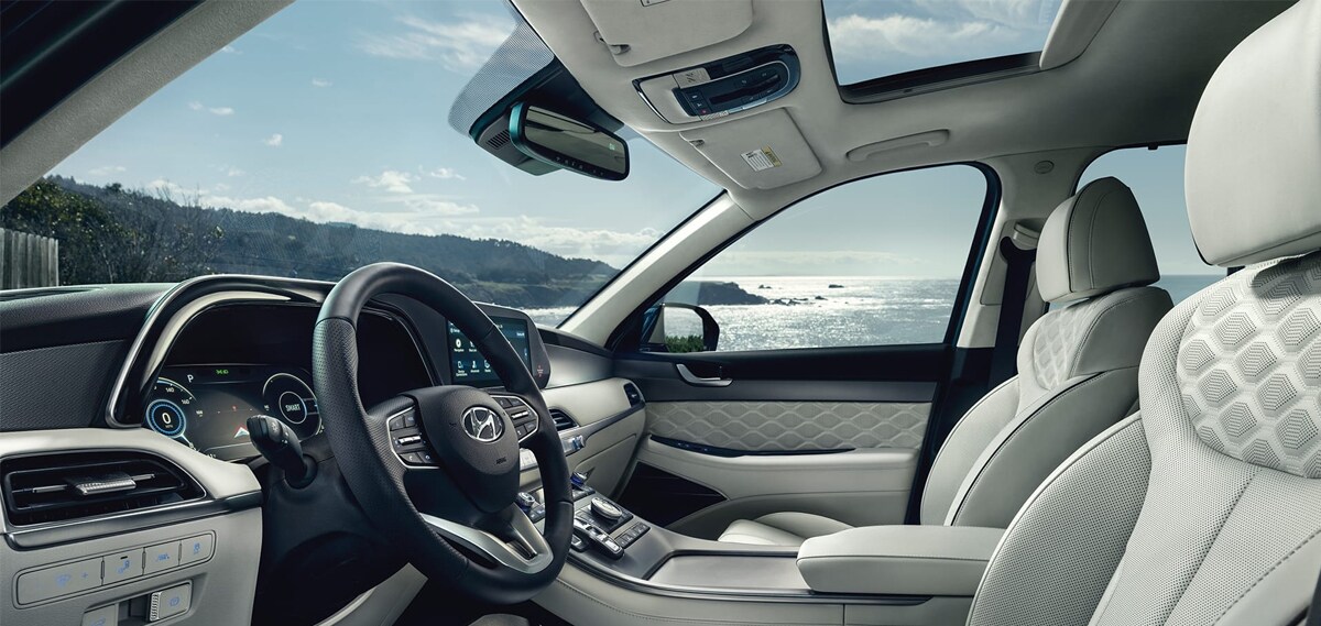 2020 Hyundai Palisade front interior seats