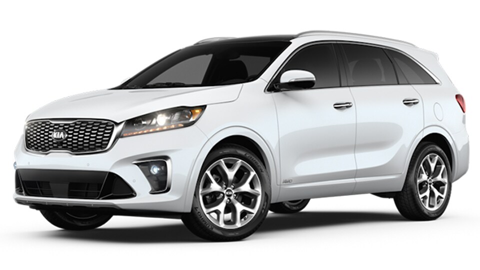 White 2020 Kia Sorento Jellybean