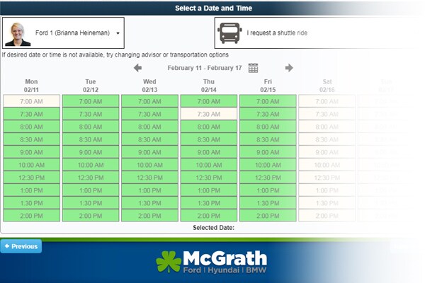 Our online service schedule tool online service schedule tool- feel free to call as well