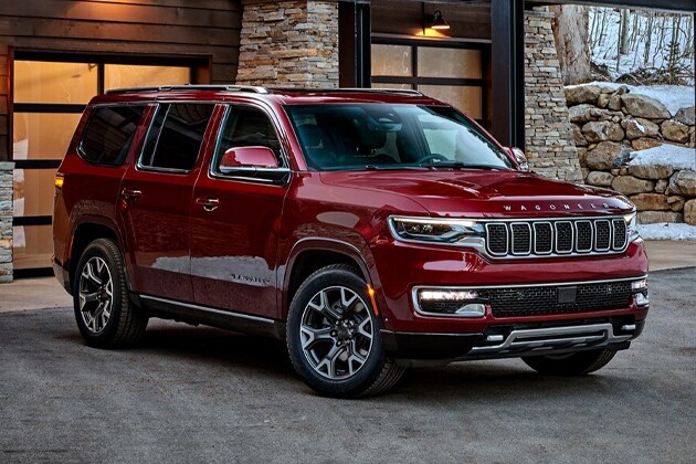 2022 Jeep Grand Wagoneer Headlights and Modern Grill
