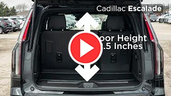 Cadillac Escalade Cargo Space Measurements