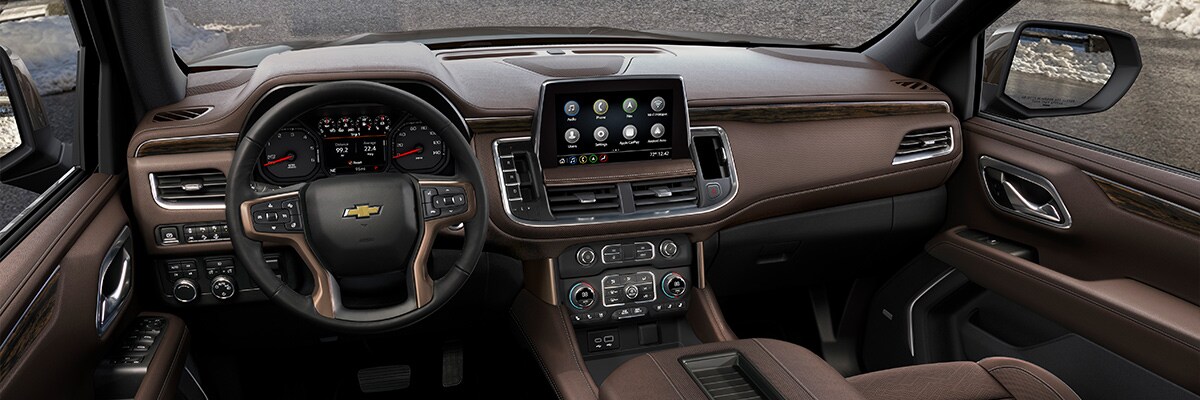 2021 Chevy Suburban leather interior