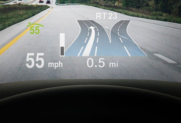 2018 BMW X5 Headup Display