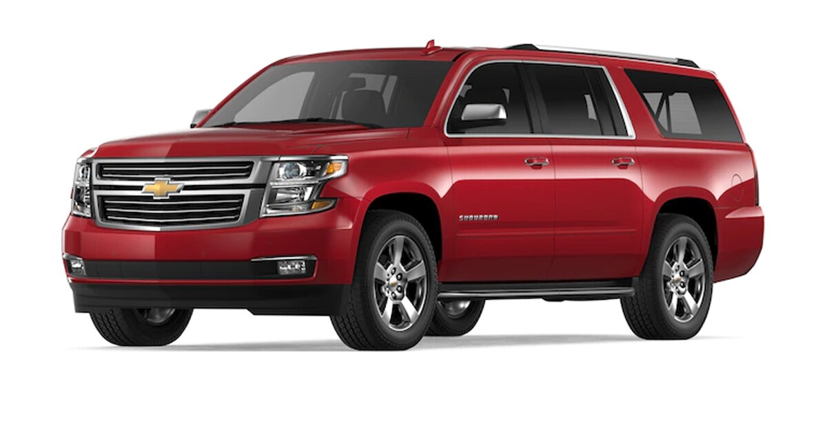 2019 Siren Red Chevy Suburban