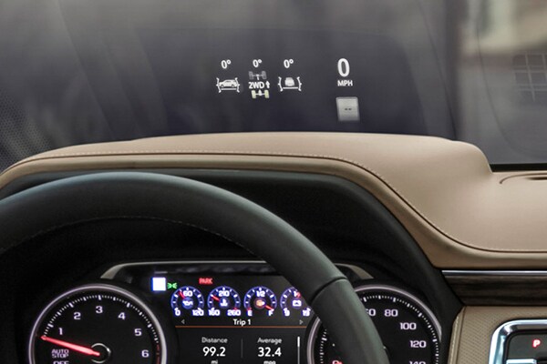 2021 Chevy Tahoe Heads Up display