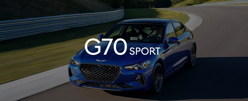 G70 sport racing on the track