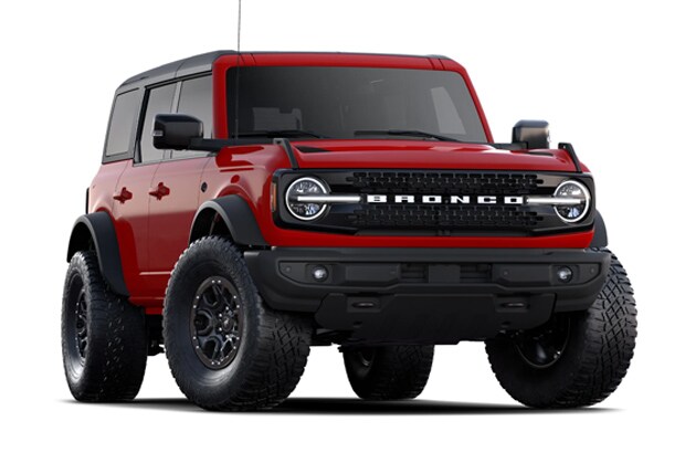 2021 Ford Bronco in blue