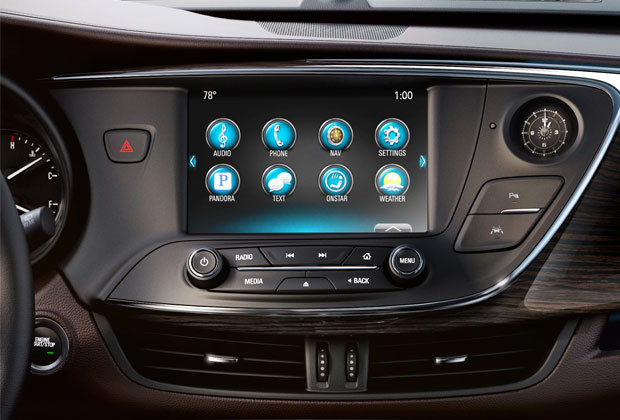 Buick Envision 8-inch touchscreen intelliLink