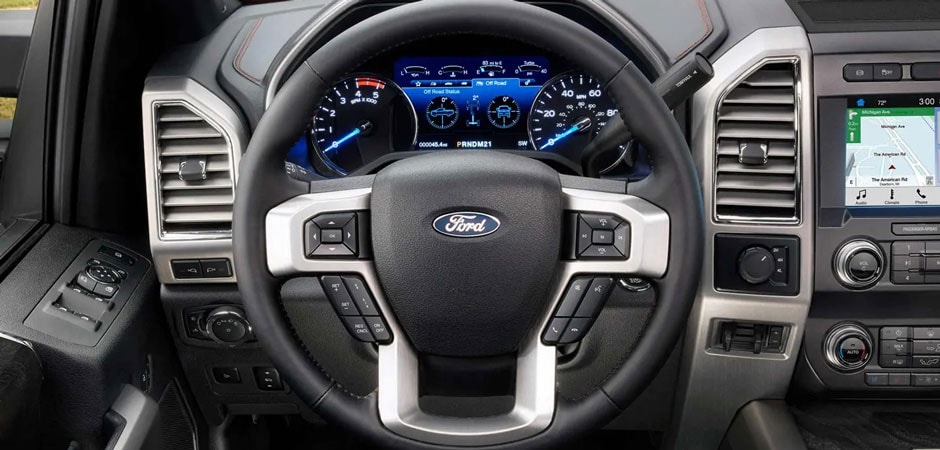 inside the 2019 Ford F-250