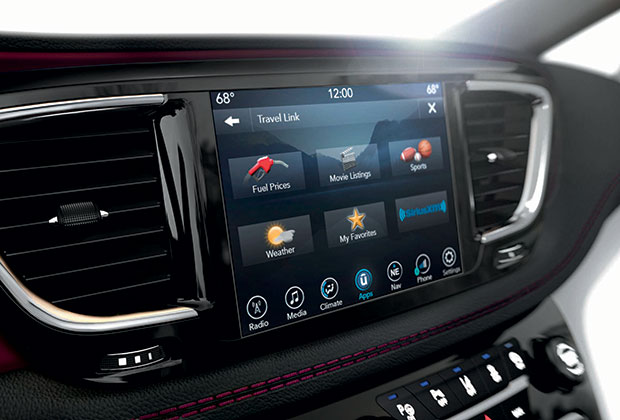 Uconnect Theater in the 2017 Chrysler Pacifica