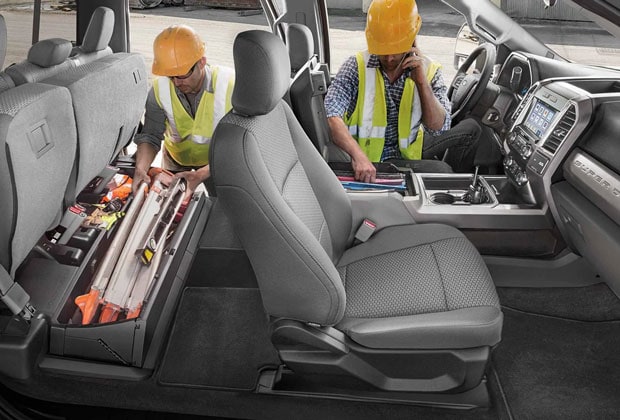 Hidden storage in F-250