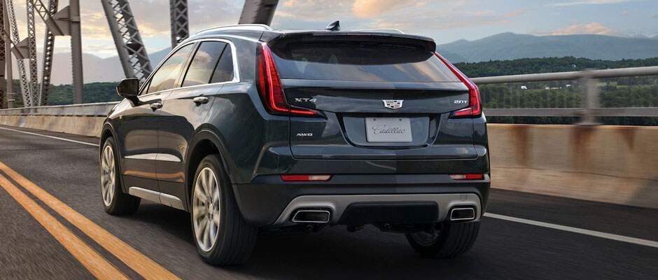 rear design of the cadillac xt4