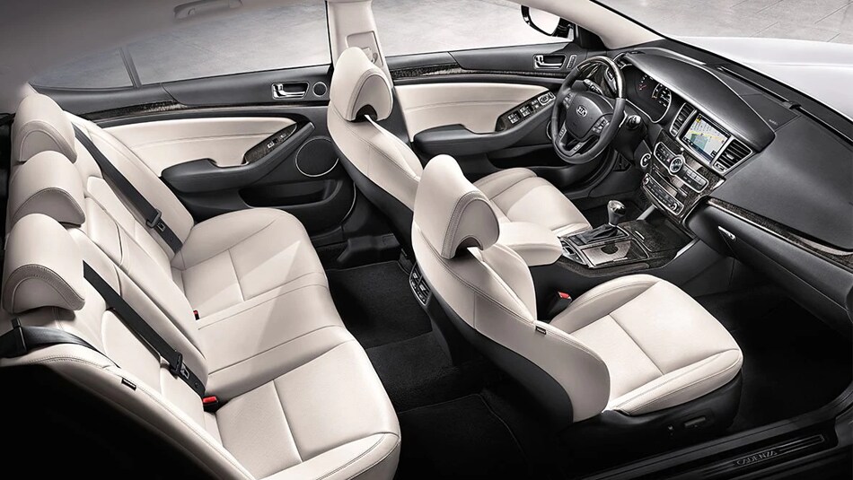2016 Kia Cadenza White Interior