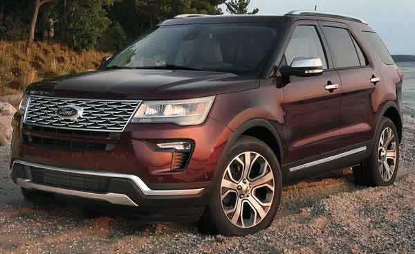 2019 Ford Explorer Exterior in the sand next to a river