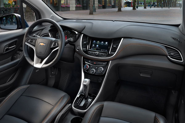 2019 Chevy Colorado Mosaic Black Interior Upholstery and Front Dash