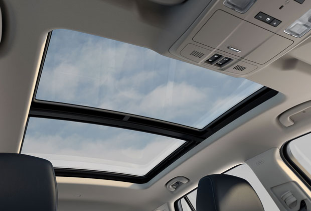 Dual pane sunroof and moonroof in the 2016 Envision