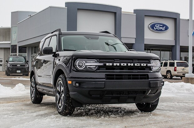 Ford Bronco Sport Grill and headlights