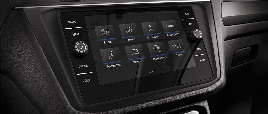 VW Tiguan Touchscreen Entertainment system