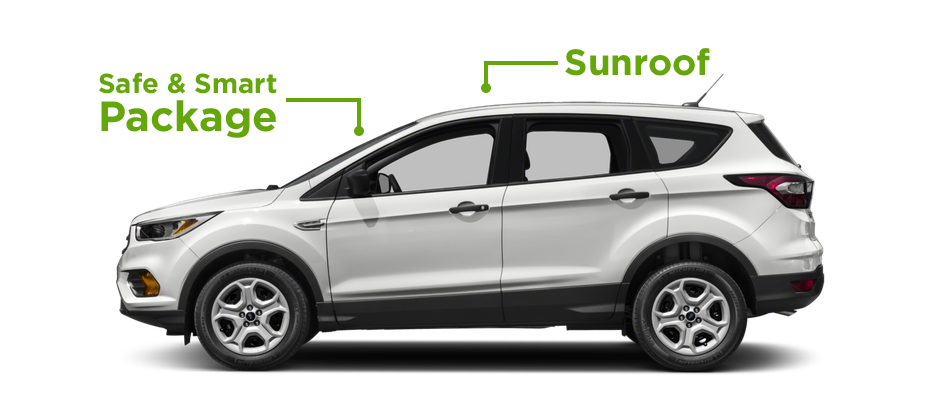 Sunroof and Safe and Smart Package for the Ford Escape