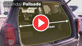 Hyundai Palisade Cargo Space Measurements