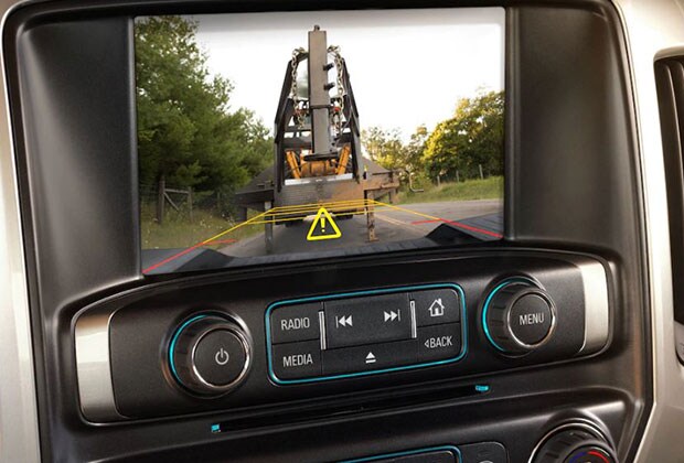 Backup camera in the Chevy Silverado 2500HD