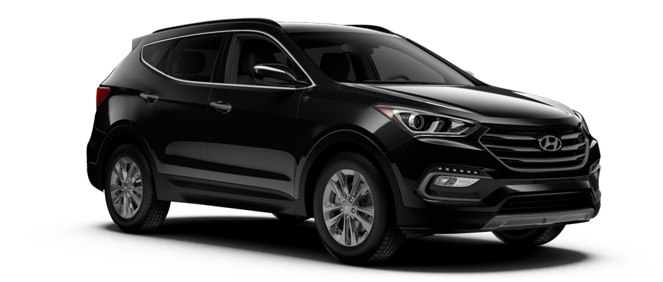 2017 Black Hyundai Santa Fe Sport