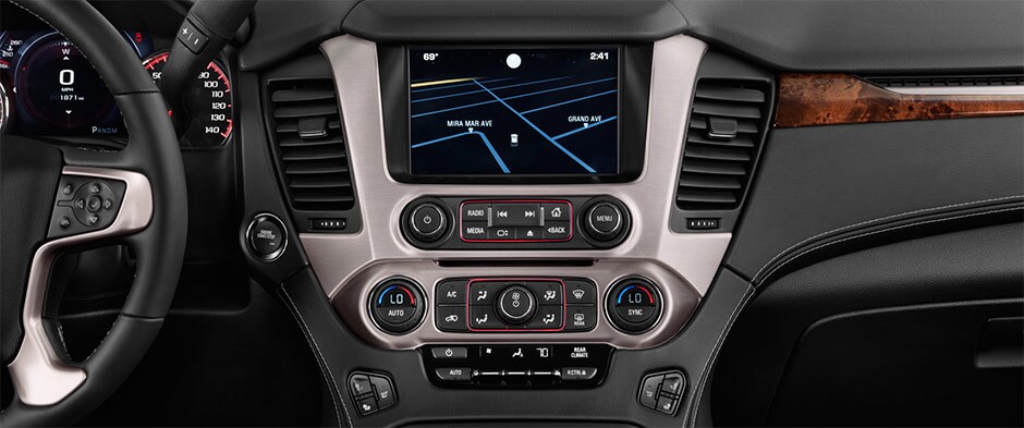 Yukon XL dashboard view