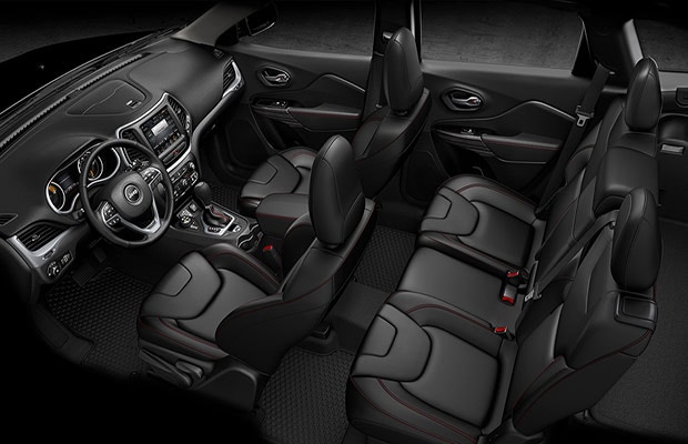 2016 Jeep Cherokee Black Interior