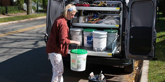 White ProMaster Interior