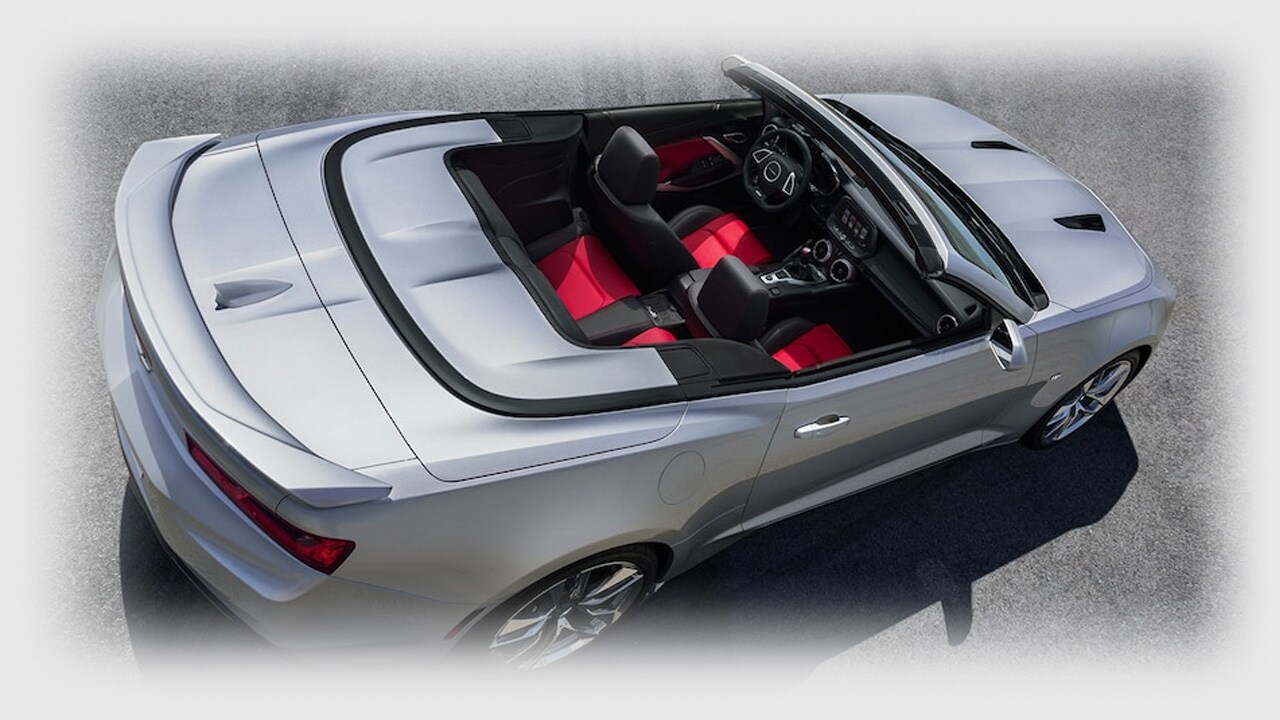 Camaro Convertible Top View Camaro Convertible