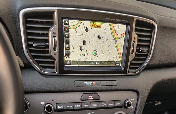 Kia Sportage Cross traffic alert system