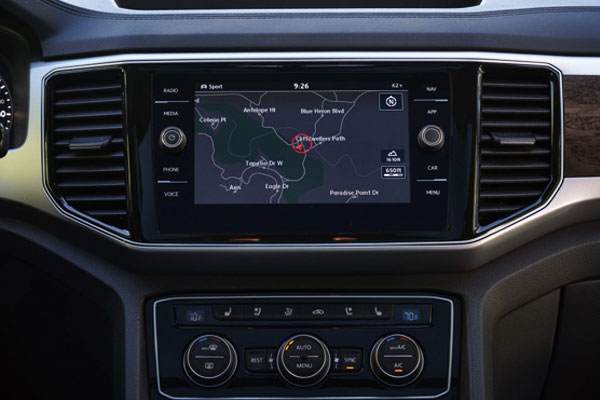 2019 Volkswagen Atlas Interior Infotainment Center
