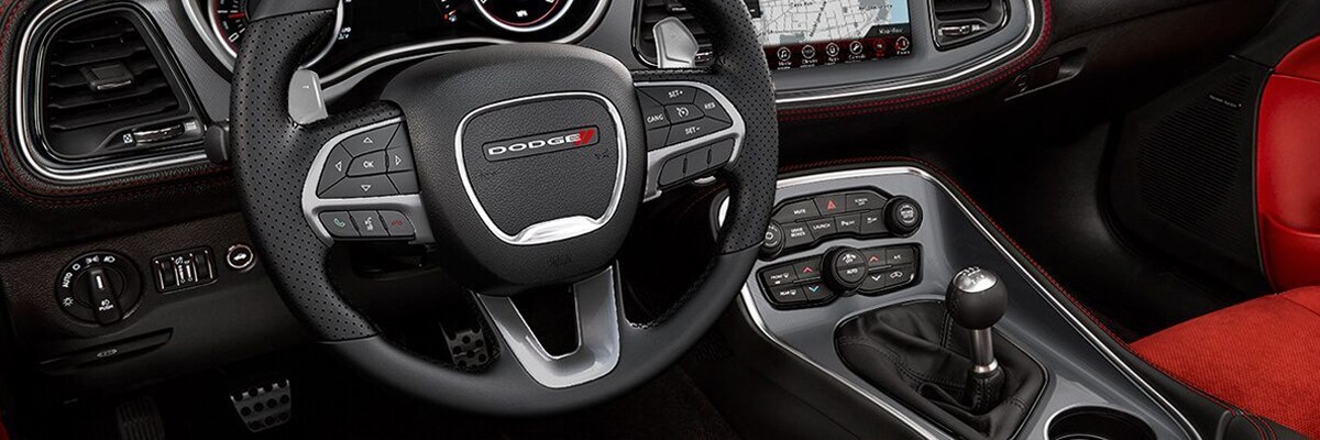 2020 Dodge Challenger leather interior