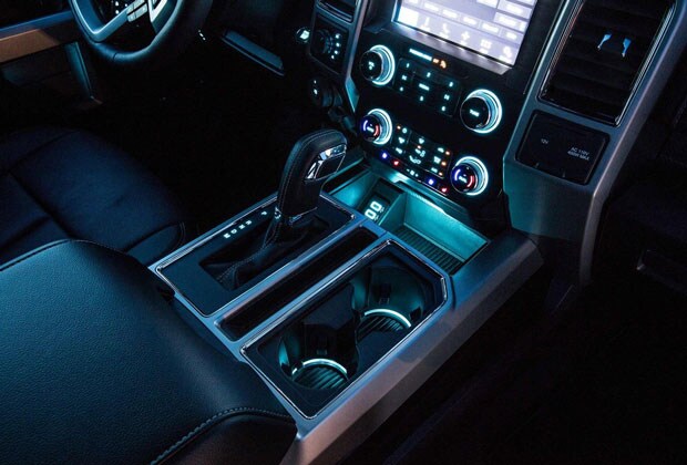 center console in Ford F-150