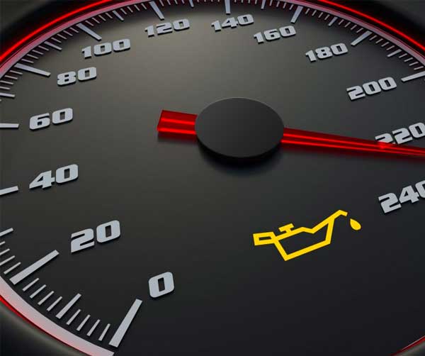 oil change light on dashboard