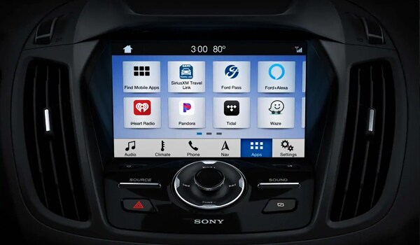 2019 Ford Escape Infotainment Center Controls and navigation