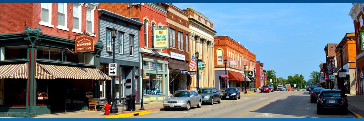 Platteville, Wisconsin downtown