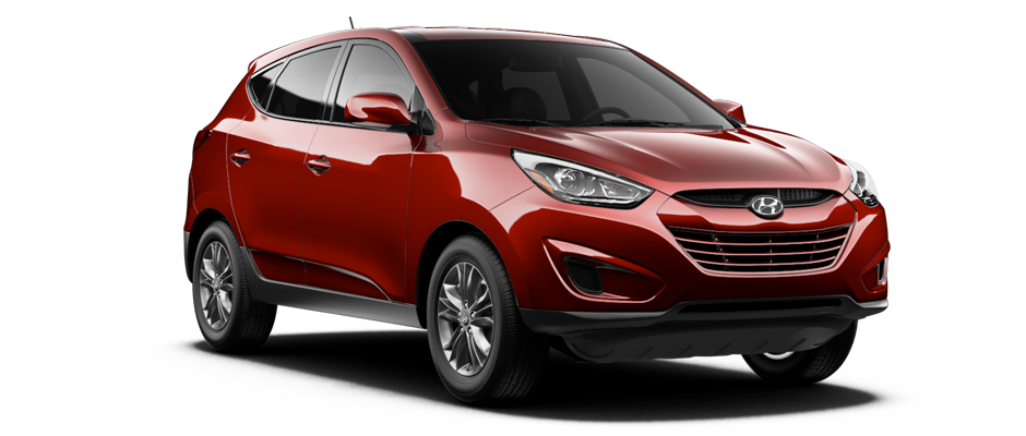 Red 2017 Tucson AWD