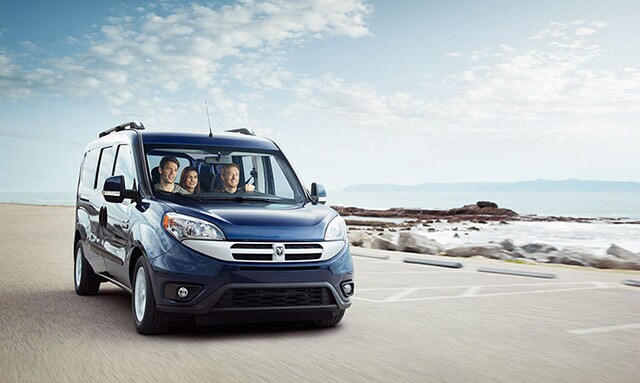 Blue ProMaster City Front Angle