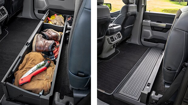 2021 Ford F-150 back seat legroom
