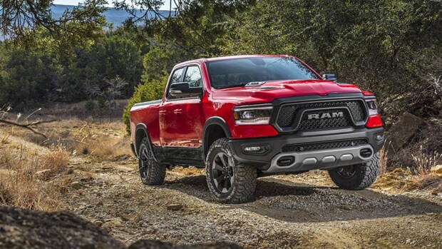 2020 Ram 1500 Rebel off-roading