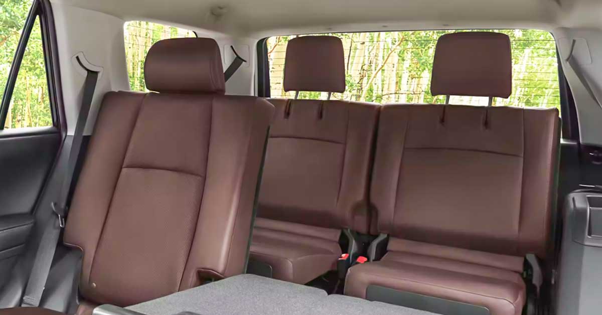 toyota 4Runner interior seating