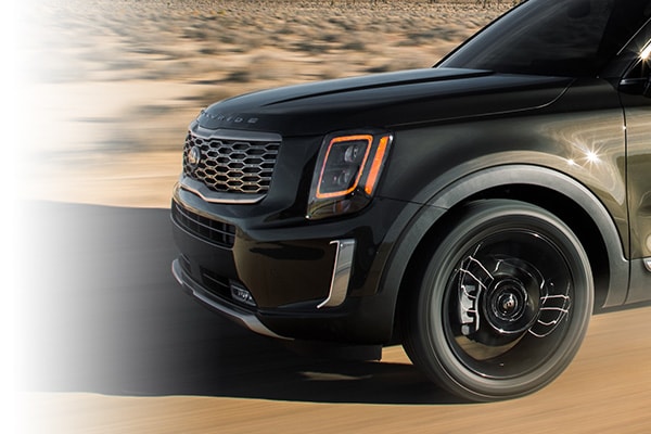 Telluride front headlights and grill