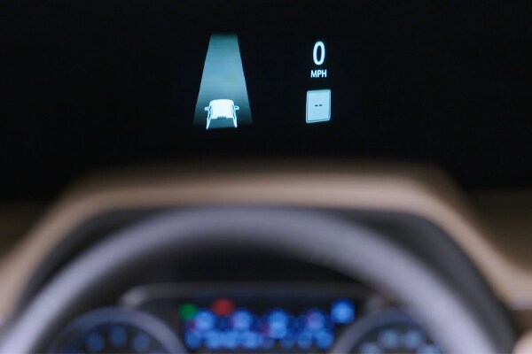 2021 Chevy Suburban Heads Up display