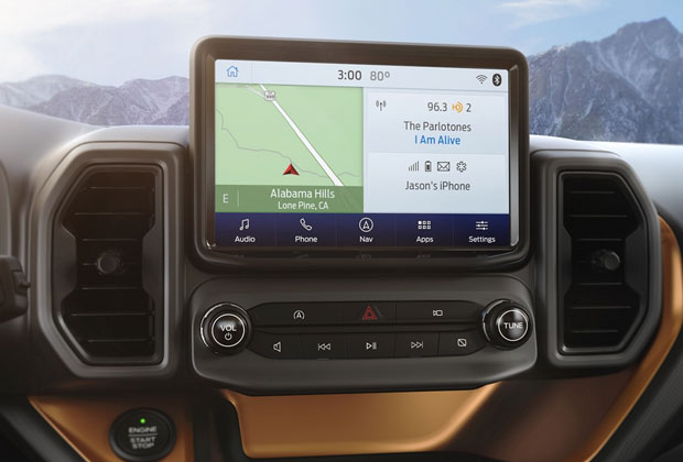 2021 Ford Bronco Sport Touchscreen