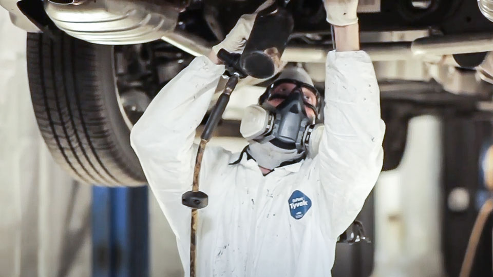 Aftermarket application on a car