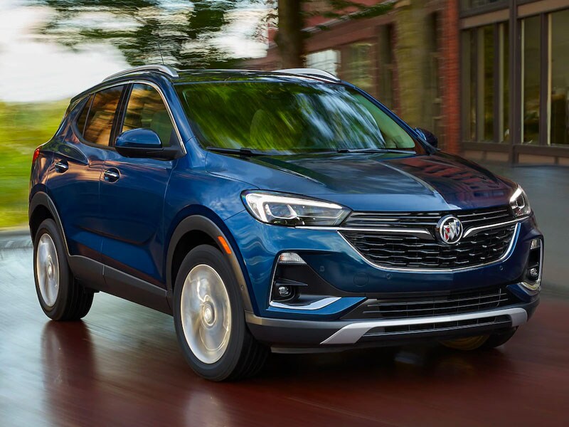 2020 Buick Encore Driving down the road