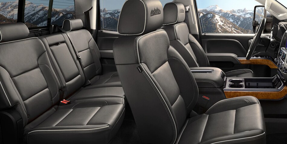 2017 Chevy Silverado 3500HD Leather Interior